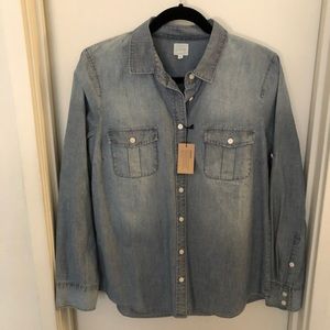 J.Crew chambray button down shirt